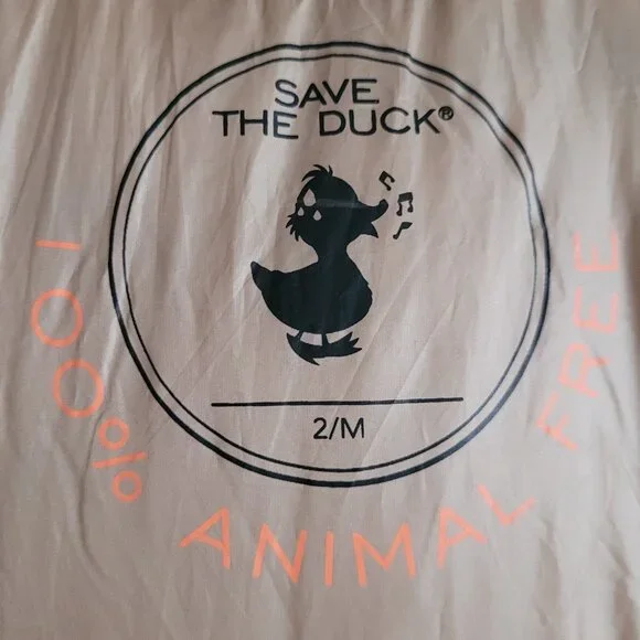 Save The Duck Animal Free Hooded Judee Vest in Beige - Picture 13 of 16